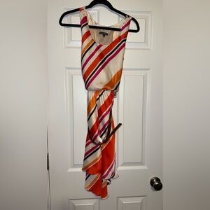 Express Elegant Black and White Dress